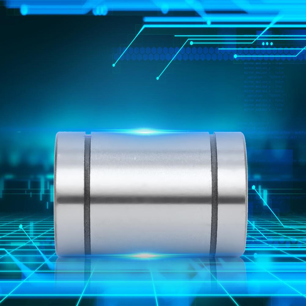 2Pcs Linear Motion Bearing Steel High Accuracy for Industrial Automation LM25Uu LM20Uu LM16UU(LM20UU )