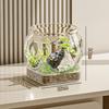 Fish Bowl Tank Accessories Decorative Portable Tabletop Ornament Turtle Viewing