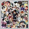50-Piece Bungo Stray Dogs Anime Stickers: Waterproof Decor for Journals, Phone Cases, Laptops, and Water Bottles