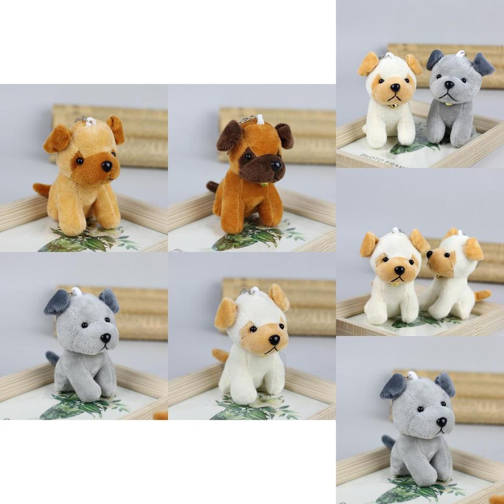 Adorável Brinquedo de Pelúcia Husky Realista Cachorro Animal de Pelúcia Bonita Boneca Cachorrinho Chaveiro