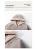 Cappotto invernale con cappuccio in pelle PU stile americano da uomo, spesso e caldo, moda trendy per coppie