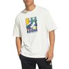 adidas T Shirts Men's Jade White Crew Neck KE4341