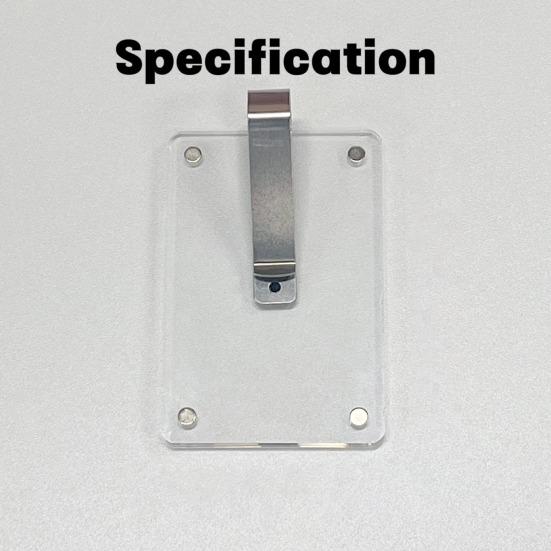 Držák na fotografie do auta Klip na sluneční clonu Akrylový Magnetický Personalizovaný Fotorámeček Stojan na vystavení fotografií do auta pro DIY fotostěnu Autopříslušenství