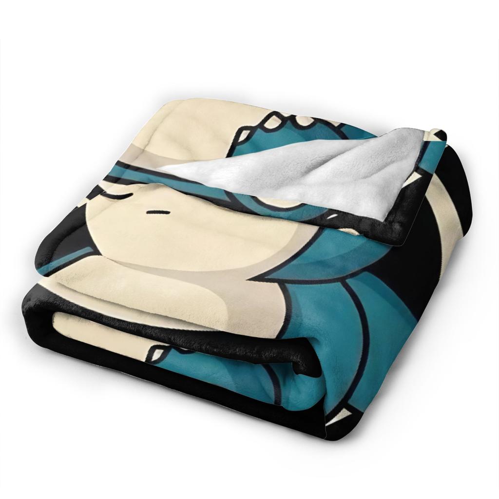 Snorlax More Sleep Please Super Warm Blanket Decorative Plush Throw Blanket Graphic Outdoor Flannel Bedspread Sofa Bed Cover