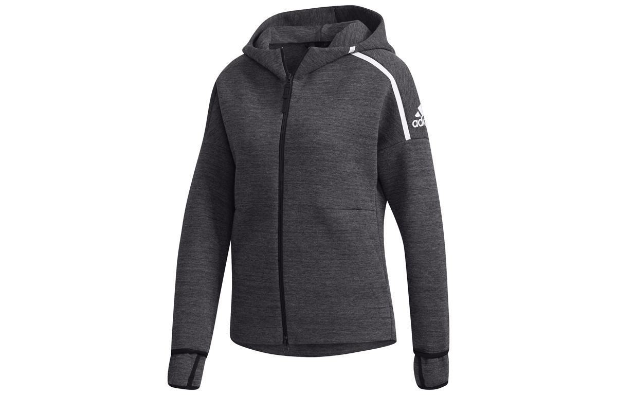 Adidas Jackets Women s Black Hooded Moderate Other DY5773 S