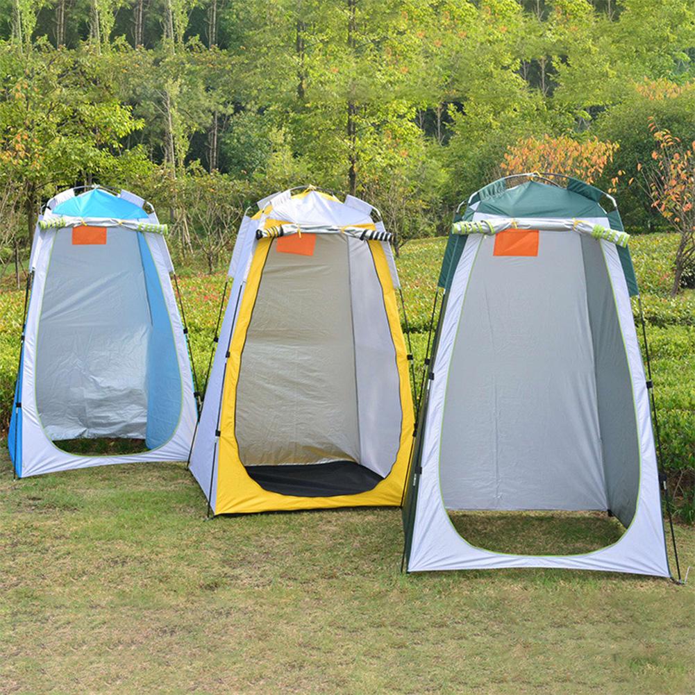 Changing Room Shelter Tent UV Protection Camping Mobile Toilet Tear-Resistant Beach Shower Toilet Tent for Hiking Travel