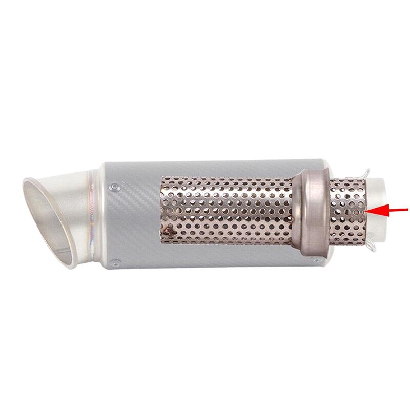 Slip On Universal Motorcycle 51Mm 60Mm Db Killer Catalyst Silencer Noise Sound Eliminator Exhaust Flow Moto Escape Muffler