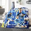 Chelsea Fc Football Player Blanket Ultra-Soft Great for Bed Chair Picnics Four Seasons Multipurpose Modern Birthday Christmas Gift Blanket