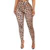 European & American Style Leopard Print High Waist Stirrup Leggings - Slim & Sexy