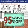 2D Flat, Bohemian Aluminium Coupon Board Wall-Mounted Suitable for Christmas, Thanksgiving, Easter & Hanukkah - Discount Voucher Display Sign with