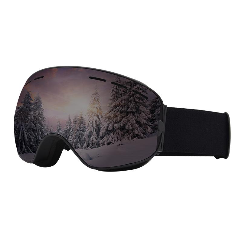 Ski goggles with double-layer anti-fog large spherical lens for snow protection OTG Ski goggles Ski Supplies