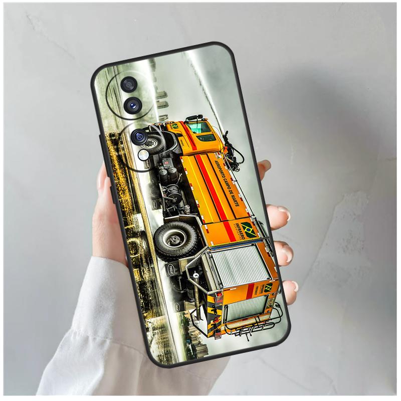 

Fire Truck For Honor Magic 8 7 6 5 Pro Case For Honor 400 200 Lite 90 70 50 X8c X8b X9a X9b X9c X9d Win Honor 200