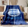 England FA Crest Soft and Comfortable Flannel Suitable for Sofas Living Rooms Outdoor Camping Travel and Also Makes a Great Anniversary Gif