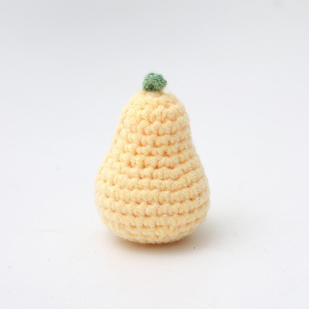 Woolen Hook Weaving Pendant Handmade Hook Weaving Persimmon Woolen Weaving Pendant Knitted Fruit Pendant
