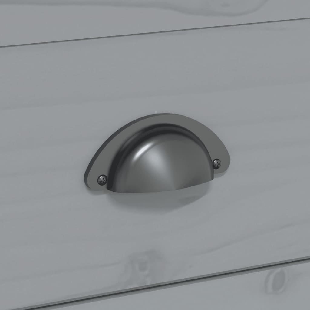  BODO Coffee Table, Grey, 100x55x46 Cm, Solid Pine Wood