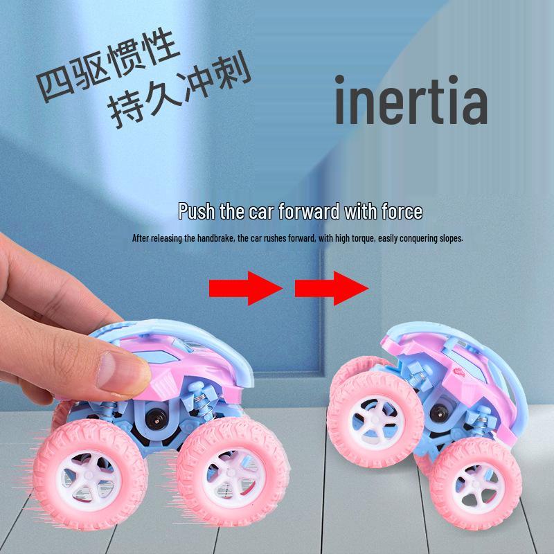 Douyin Influencer Kids' Stunt Four-Wheel Drive Toy Car