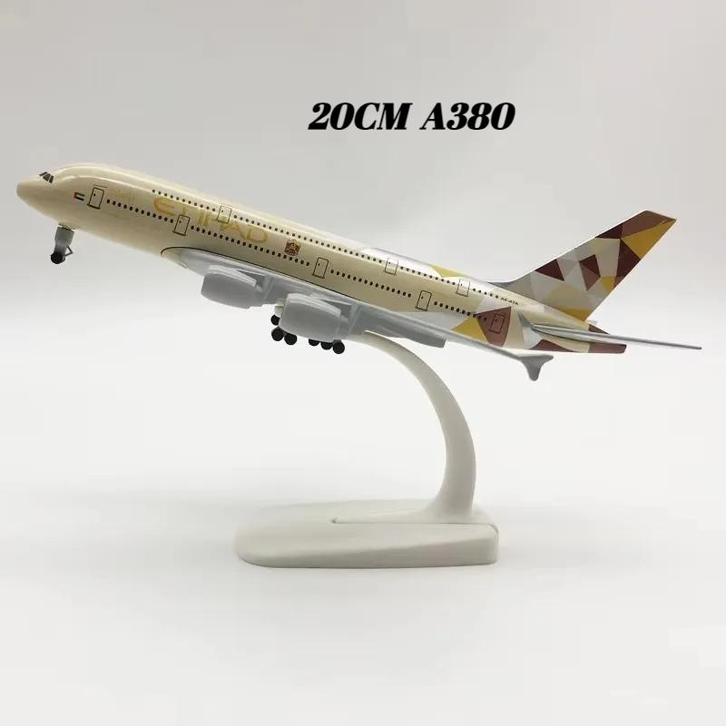 16/20CM Etihad Airways B787 A380 Legierungsflugzeug Flugzeugmodell Spielzeug Diecast Flugzeugmodell Für Geschenk Sammlung Kinder