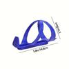 Bicycle Water Bottle Holder - Easy to Clamp, No Need for Drilling Installation, Available in Black, White, Red, Blue and Other Colors