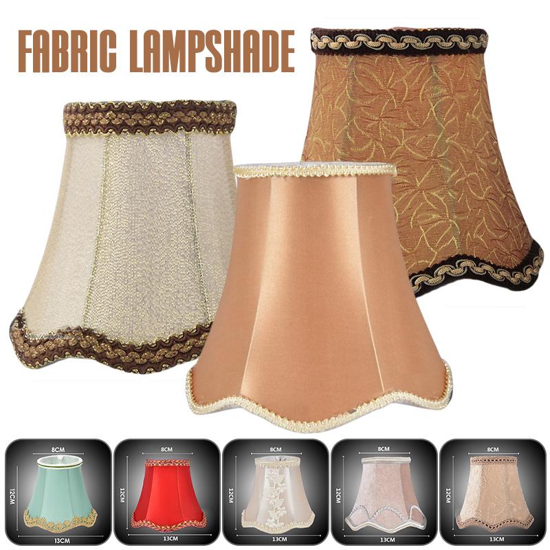 Simple Chandelier Lamp Shade Retro Candle Chandelier Cloth Lampshade Nordic Style Modern Lamp Cover For Home Decoration