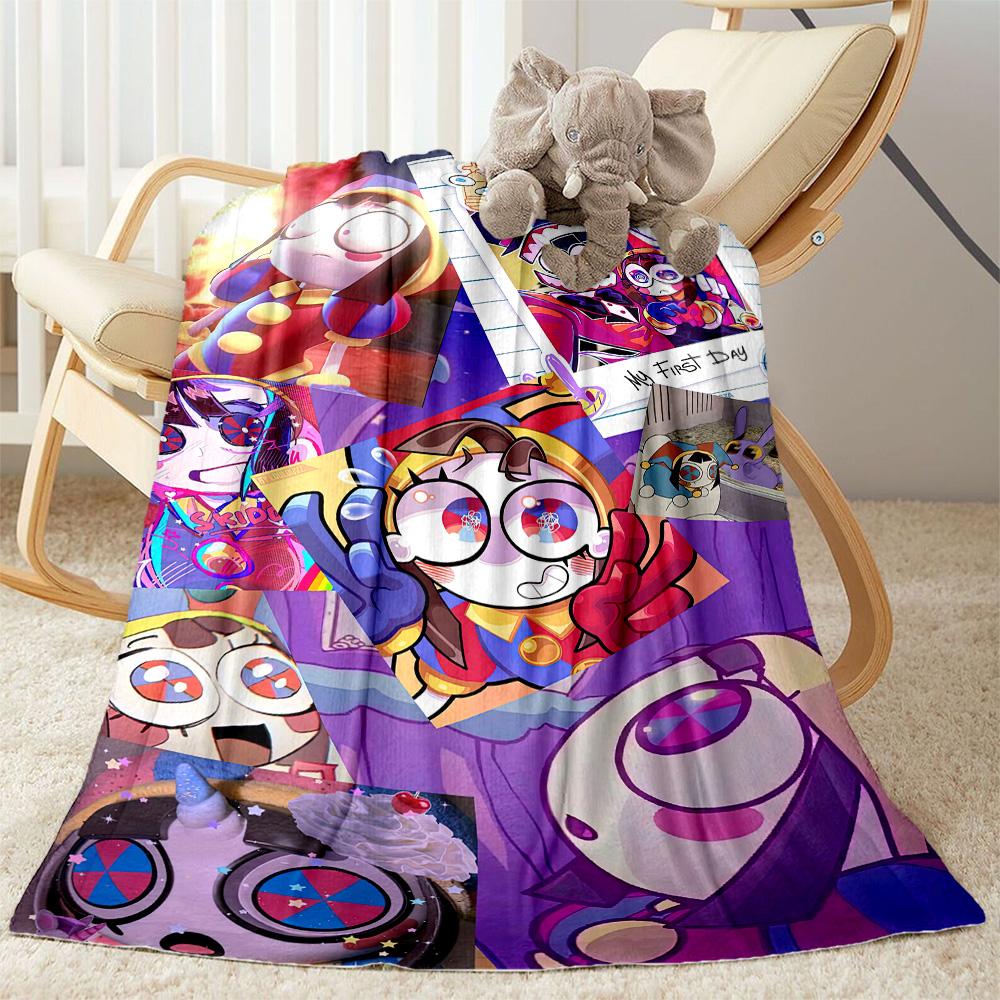 Digital Circus4 Blankets are suitable for living rooms,making them an ideal choice for outdoor travel and gifts.