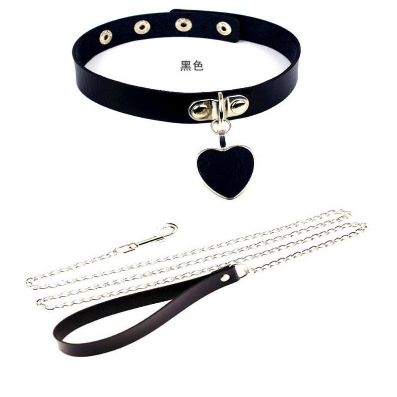 Sex underwear sm love collar women's necklace suspender maid traction rope neck neckband wearing collarbone chain