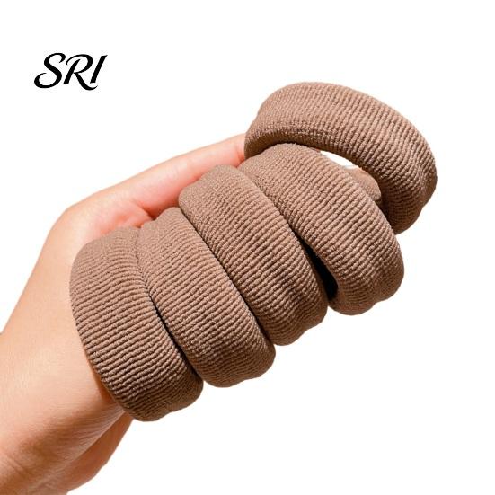 Hair Tie Bracelet Combo 5Pcs Women Ties Adjustable Elasticity Thickened Bands for Thick No Scalp Irritation Holder Versatile Accessories Rubber Band