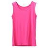 Modal Summer Plus Size Wide Shoulder Tank Top for Women 200 Lbs Sleeveless Middle-Aged
