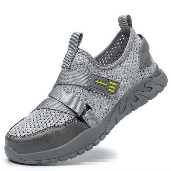 Men's Breathable Anti-Smash and Anti-Puncture Summer Work Shoes