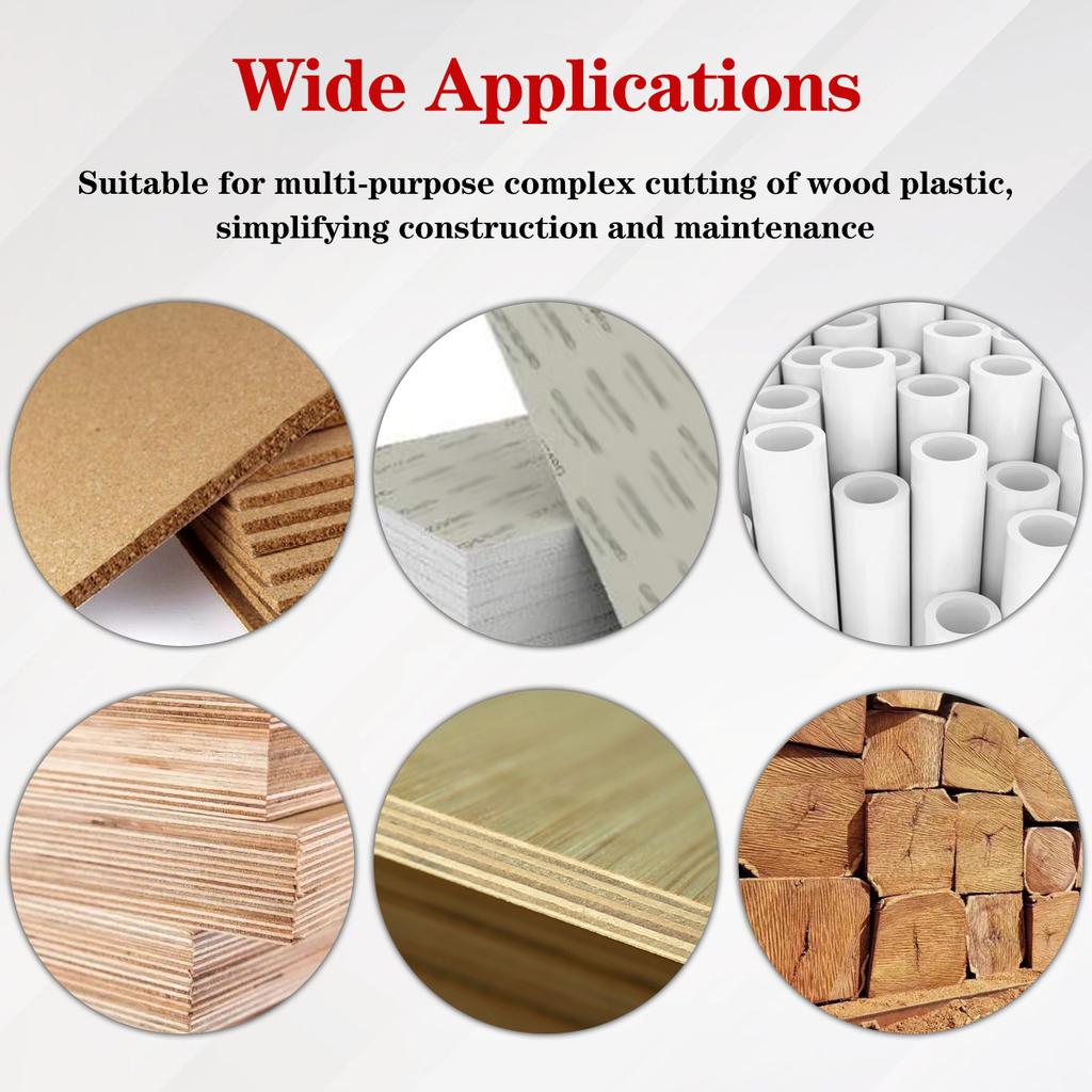 50/25PCS Contractor Jigsaw Blades Set with Storage Case, Assorted T-Shank Jig Saw Blades for Wood, Plastic and Metal Cutting