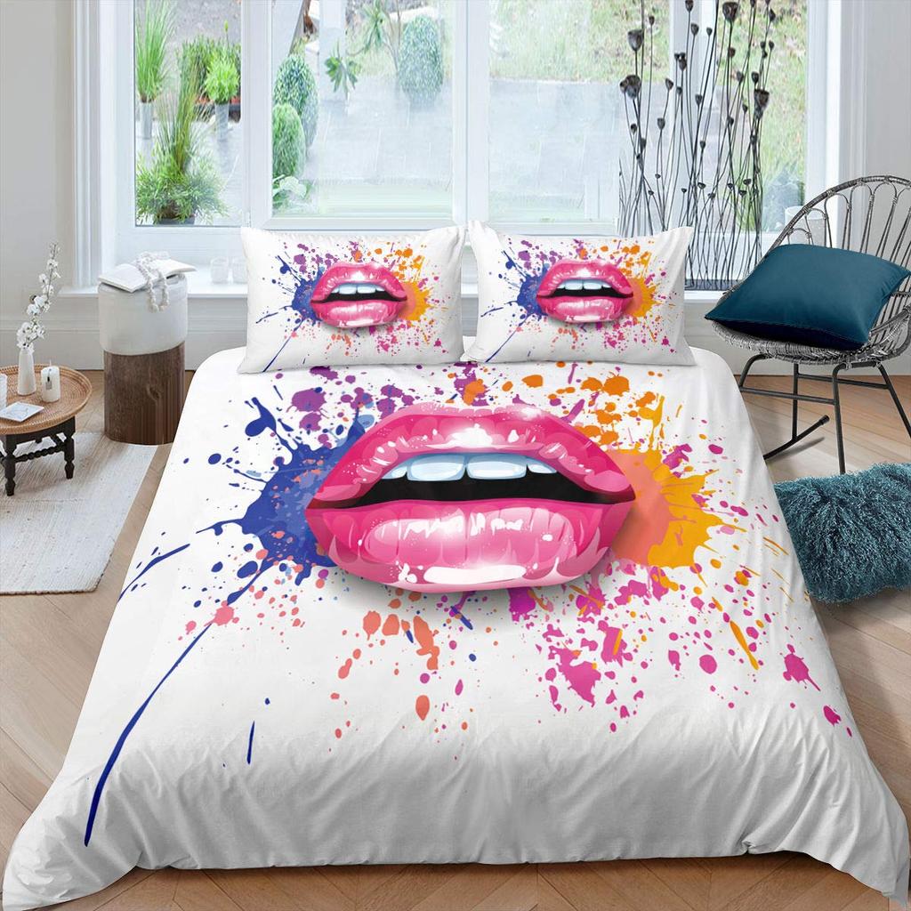 Comfortable Stylish Pattern Duvet Cover Set With Duvet Cover And Pillowcases King Queen Twin Sizes For All Ages