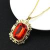 Sandman Same The Ruby Necklace Square Pendant Cos Props Birthday Christmas Gift