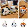 Raccoon Plush Coin Purse Bag Pendant Plush Wallet Pendant Plush Earphone Bag  Change Storage