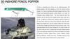 Yo Zuri Duel 3D Inshore Pencil Popper 135 Mm Floating Lure R1433-HMT (6738)