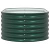 Elevated Garden Bed Green 160 X 80 X 44 Cm Steel