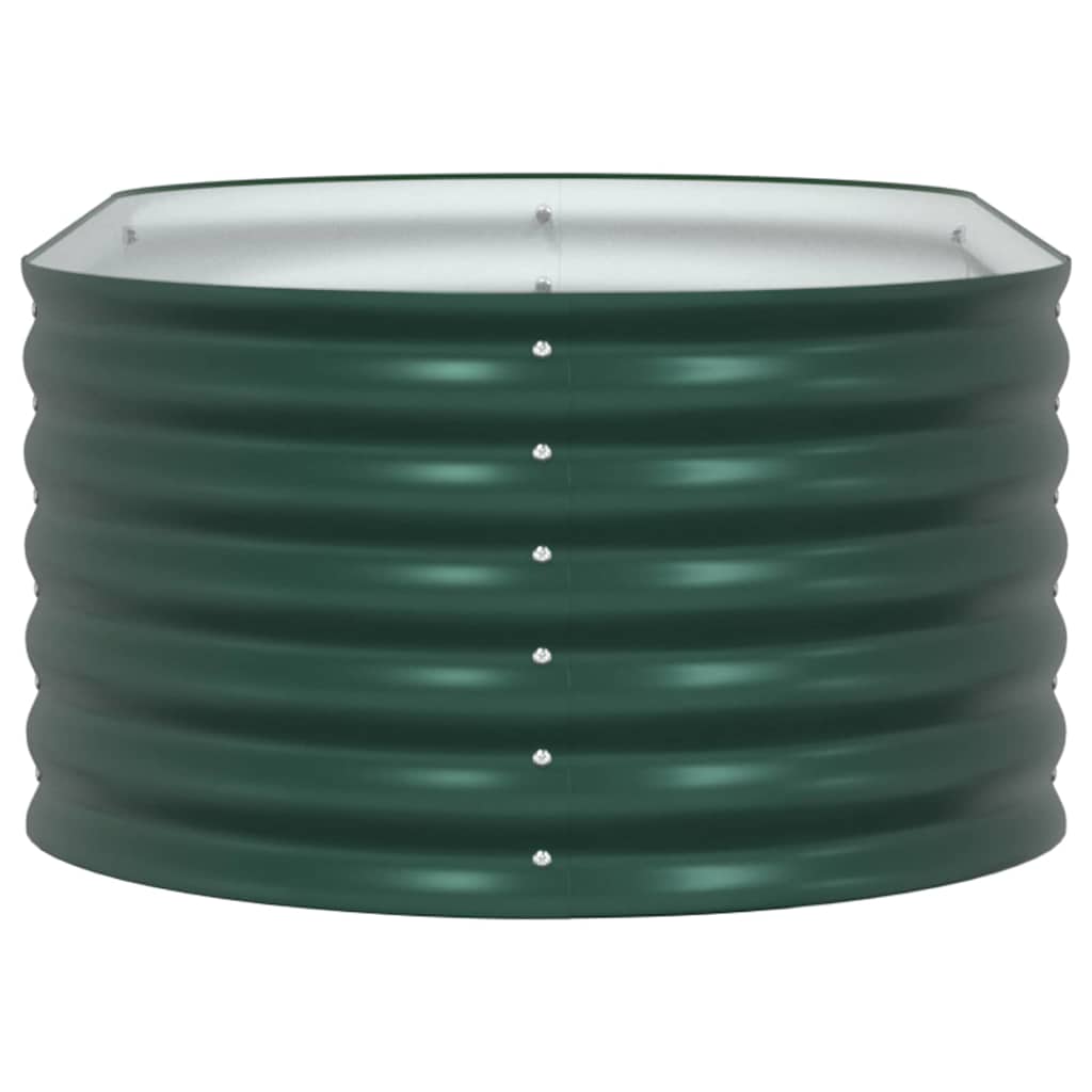 Elevated Garden Bed Green 160 X 80 X 44 Cm Steel