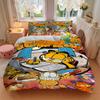3pcs Garfield, Comic Bedding Set. Soft and Comfortable with No Core Included (1x Duvet Cover + 2x Pillow Covers) yy251009202