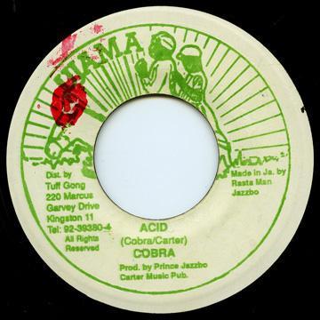 

7inch Record MAD COBRA - Acid NONE Ujama Jamaica Reggae, Ska & Dub Used
