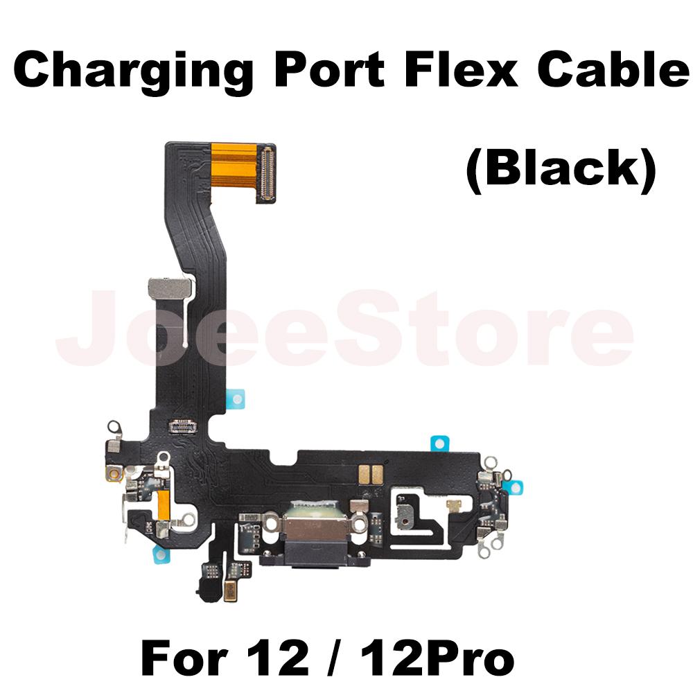 Ladeanschluss Flexkabel für iPhone 11 12 13 14 Pro Max Mini X XS XR USB-Ladegerät Dock-Anschluss Mit Mikrofonband Reparatur