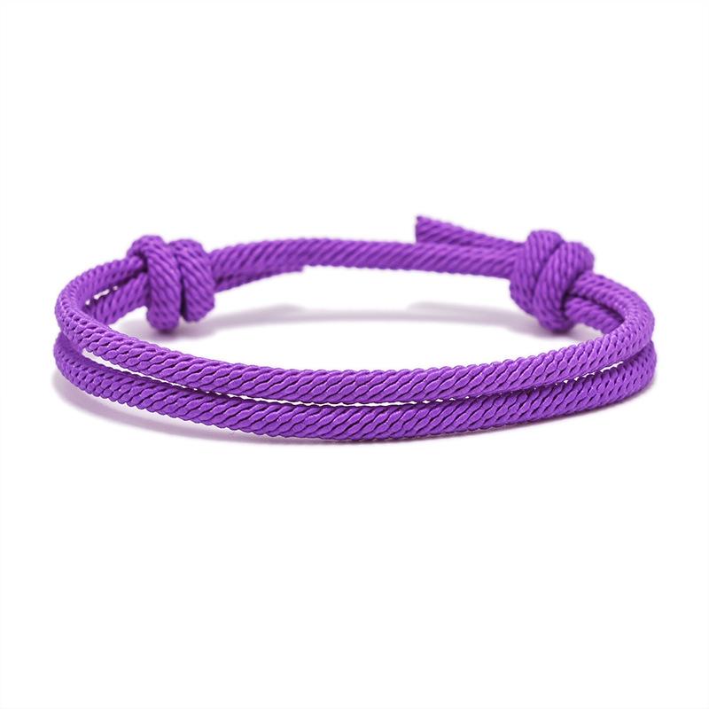 Meetvii Simple Milan Rope Bracelets Men Women Handmade Adjustable Red Thread Couple Bracelets Best Friend Gift Jewelry