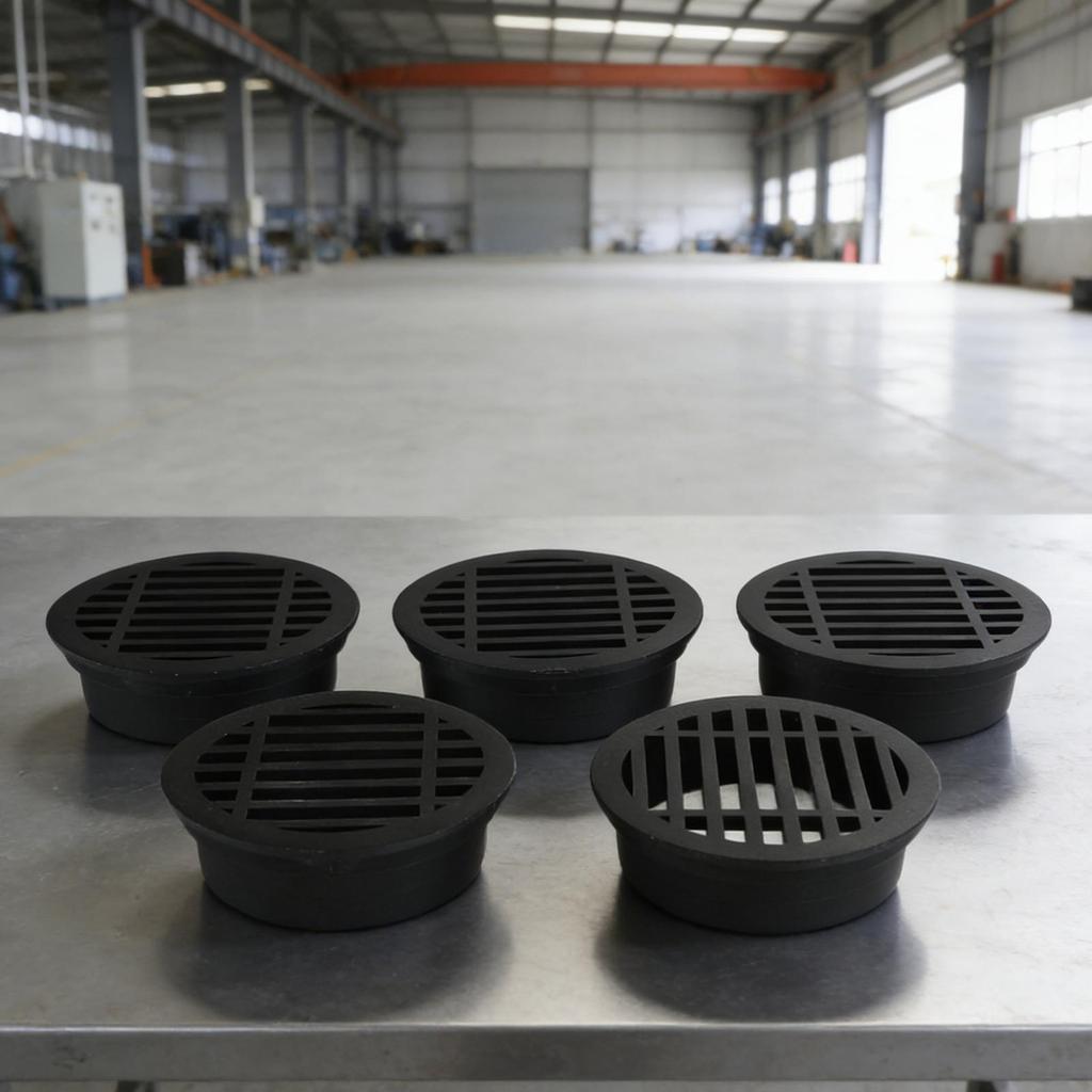 Balcony Drainage 3 Inches Flat Drain Cover Easy Install Drain Cover For Pipes Filtration System Round Drain Grate