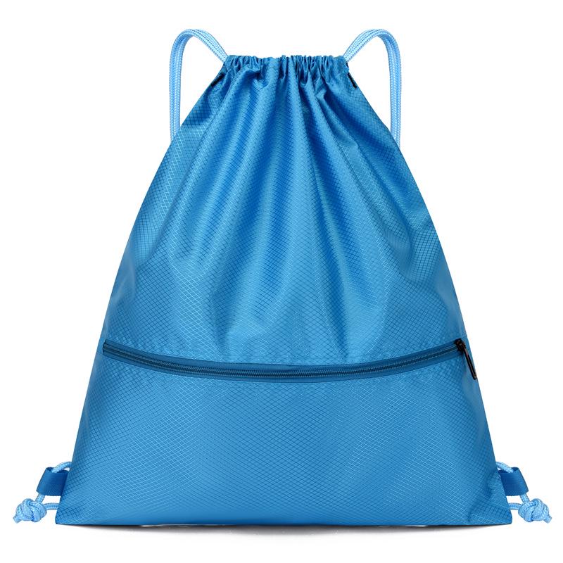 Portable Waterproof Foldable Sports Travel Drawstring Backpack for Men and Women