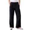 Pantaloni da Donna Elasticizzati a Vita Alta Vestibilità Casual Gamba Larga Lunghi Pantaloni con Tasche