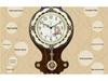 Antique European Style Solid Wood Silent Quartz Wall Clock for Living Room or Bedroom