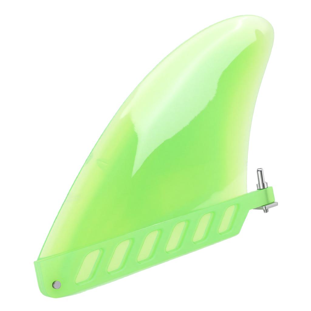 4.6 Inch Surfboard Fin Flexible Bendable TPU Paddleboard Fin Tail Rudder Screw Locking Structure Green