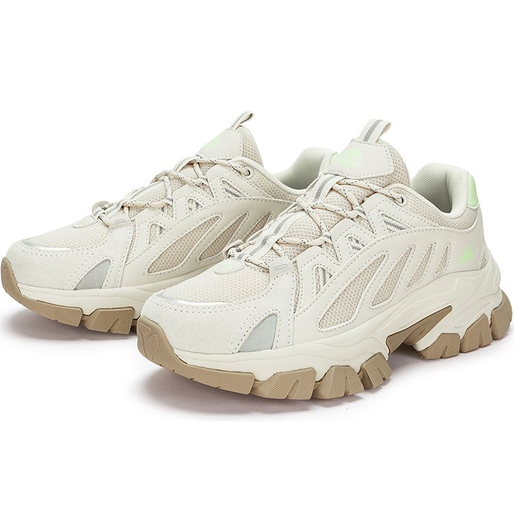 Kappa Fabric Synthetic Leather Comfortable Versatile Non-Slip Wear-Resistant Low-Top Dad Shoes Women sneakers K0D25MC92-0106