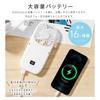 Portable Fan with 3000mAh Desktop Handheld Mini USB Airflow Strap 7 Mini Neck Heatstroke Heat Relief Goods Sign KingdomHandheld Fan, Fan, 5-in-1