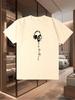 Pure Cotton 2025 New Men's T - Shirts  Fashionable and Relaxed Summer Tops