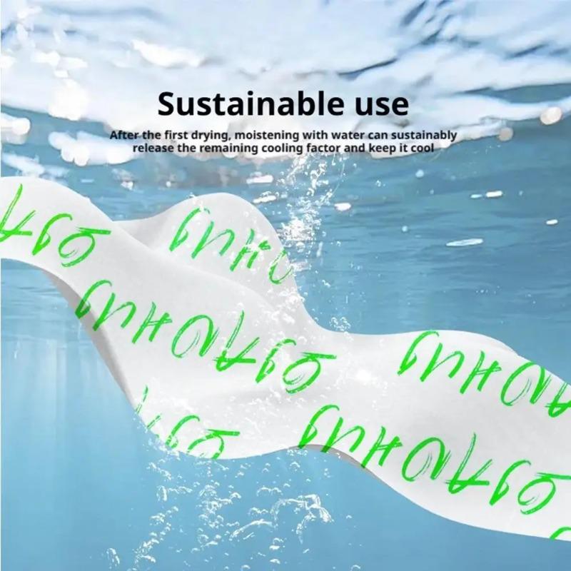 5/10PCS Summer Mint Cooling Towel Instant Ice Cold Towel Sweat Wicking Reusable Mosquito Repellent Towel for Outdoor Sports Travel