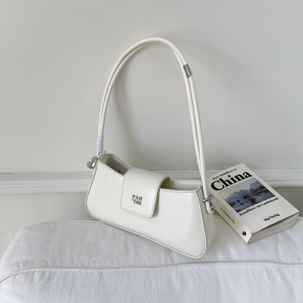 2025 Spring and Summer New Simple Design Shoulder Bag Popular Fashion Trend Underarm Bag Texture Dumpling Bag Women