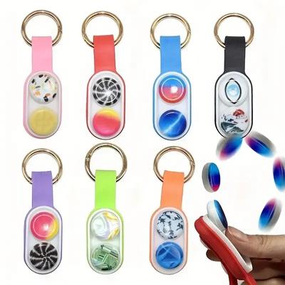 1 PC Pop Puck Hand Spinner Series Elastická Pop Puck Magnet hračka Farebná dekompresia Fidget Čierna technologická hračka Dospelí Deti Xmax darček